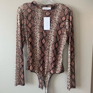 American Threads snake skin bodysuit